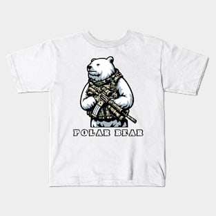 Tactical Polar Bear Kids T-Shirt